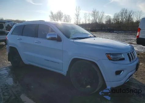 2014 Jeep Grand Cherokee Overland z USA, uszkodzony, nr VIN 1C4RJFCM2EC324224